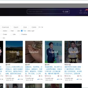 Tools video tải hàng Loạt Các Kênh Douyin+ Kaishow+Tiktok